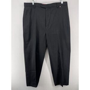 VICTORINOX Pants Mens 40 Swiss Army Travel Trouser Khaki Twill Wool Cotton Gray